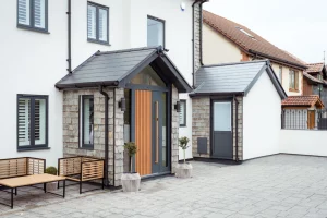 aluminium front door