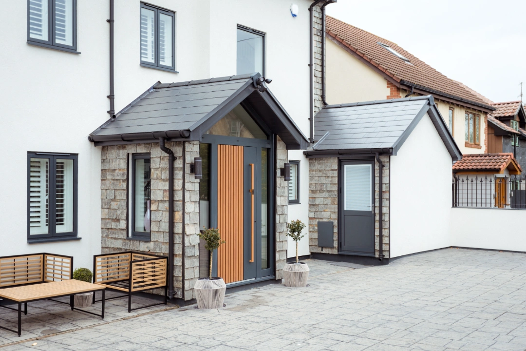 aluminium front door