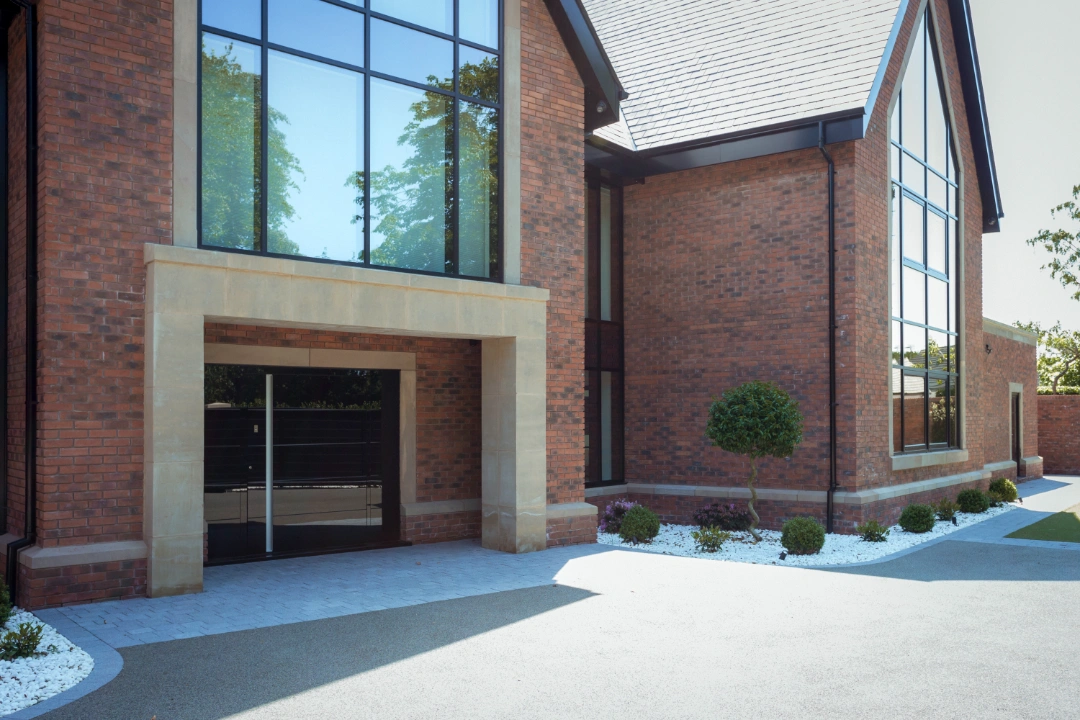 aluminium front door and windows